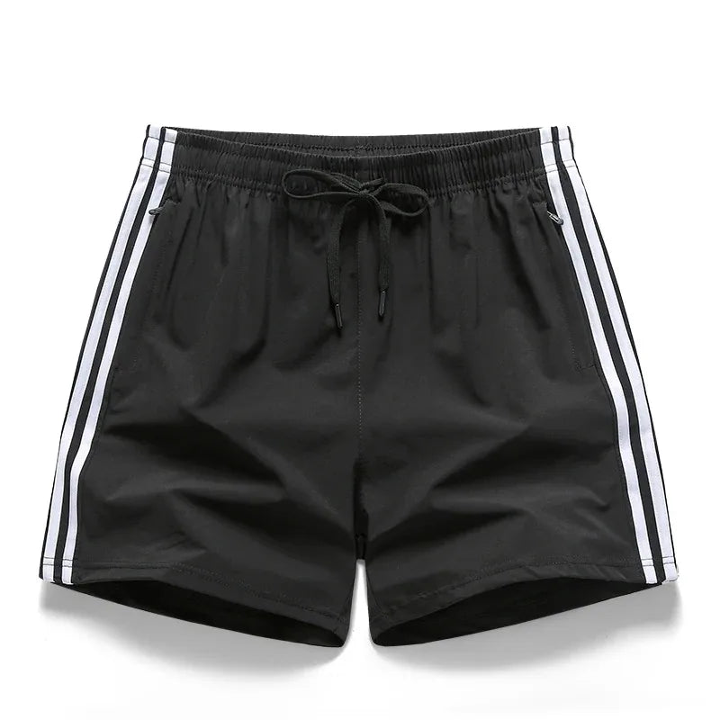 Casual Sports Three Bar Shorts Swimming Pants Fitness Pants 2025 New Summer Unisex Couples Fashion Three Piece Pants M-8XL Pants