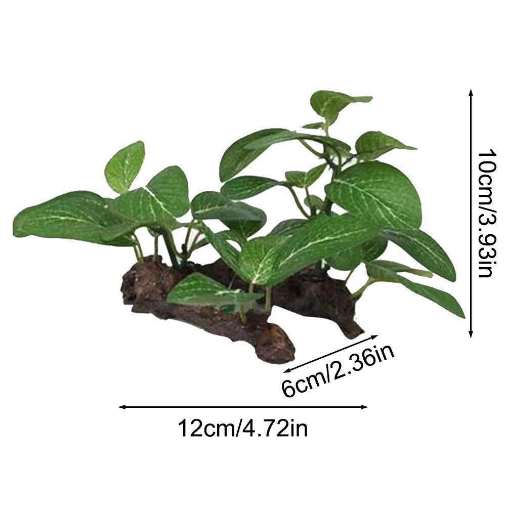 1PC Artificial Driftwood for Aquarium Decor Plastic Plant Branches Ornament for Fish Tank Decorations