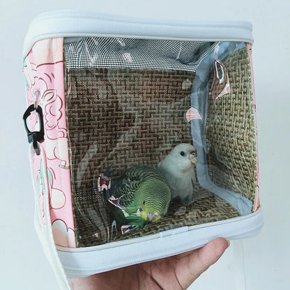 Multi Sized Pet Outdoor Bag Portable and Detachable Parrot Phoenix Hamster Flying Kangaroo Guinea Pig Birdcage Pet Bag