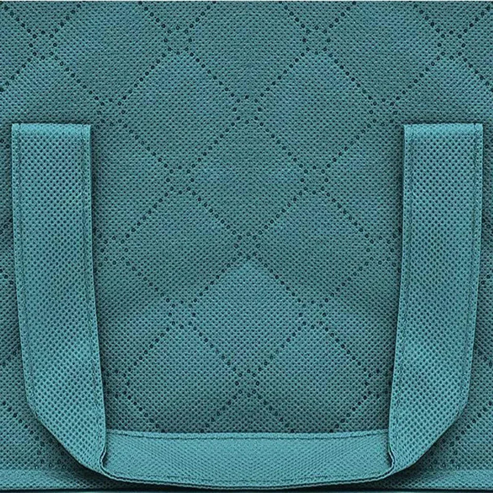 Foldable Home Closet Storage Bag Clothes Quilt Blanket Zipper Organizer Box Large Capacity Non-woven Storage Boxes 49×36×21cm