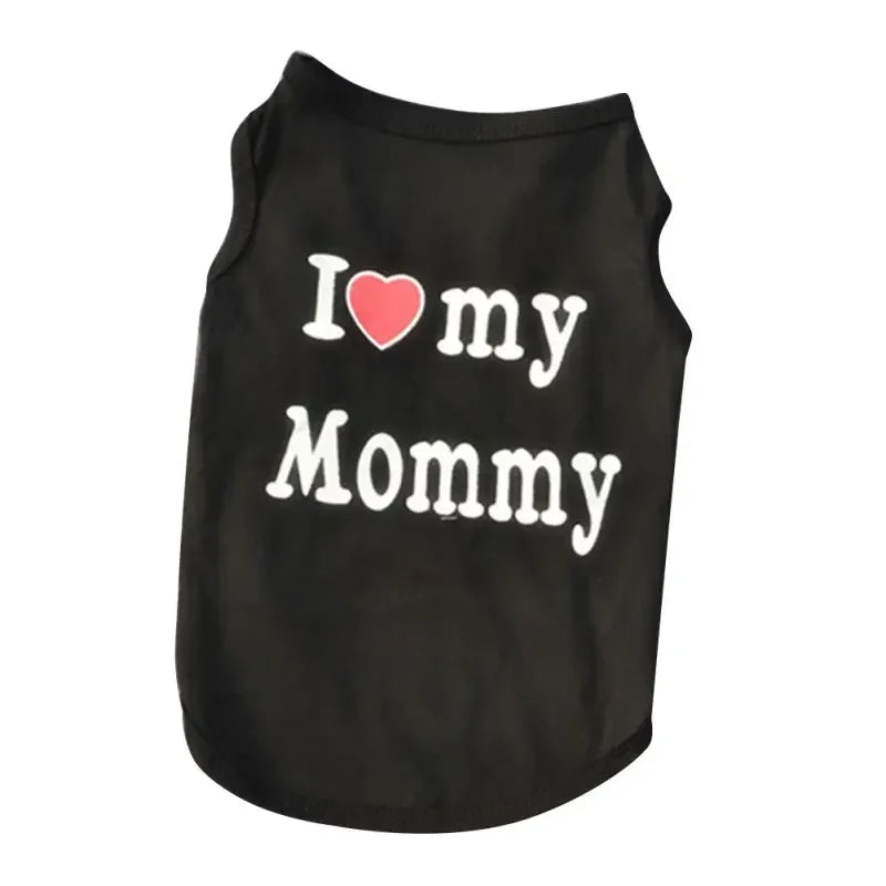 UBBT Security Dog Vest Dog Clothes XS-L Black Pet Puppy T Shirts For Small Dogs Chihuahua Yorkie Pug Cat Vest Costume