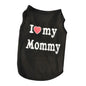 UBBT Security Dog Vest Dog Clothes XS-L Black Pet Puppy T Shirts For Small Dogs Chihuahua Yorkie Pug Cat Vest Costume