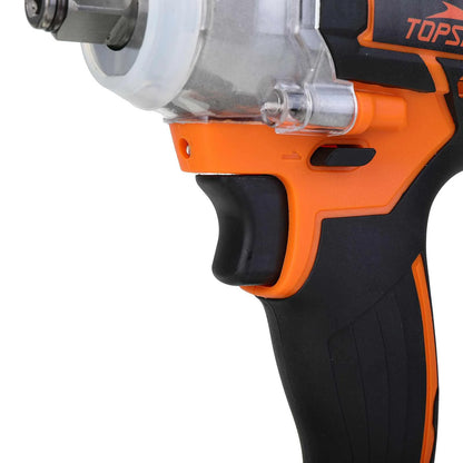 380N.M 1/2 inch Brushless Electric Impact Wrench Cordless Electric Wrench Rechargeable for 18V Battery Screwdriver Power Tools