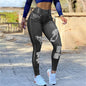 trousers ladies 2023 New Spring High Waist High Stretch Faux Denim Leggings Fitness Sports Yoga Women's Pants Streetwear Y2K