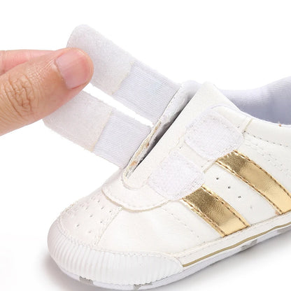 Newborn Baby Shoes Boys' and Girls' Infant Sports Shoes First Walker Classic Fashion Soft Sole Non slip Baby Walking Shoes