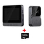 Wireless Video Intercom Doorbell HD Night Vision 4.3-inch lPS Screen Waterproof Visual Door Bell Camera Smart Home Security