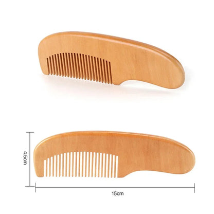 2/3PCS Newborn Wool Baby Wooden Brush Comb Newborn Hair Brush Infant Head Massager Portable Comb Hair Bath Brush Comb