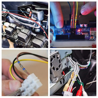 50/100/250PCS Mixed Heat Shrink Connect Terminals Waterproof Solder Sleeve Tube Electrical Wire Insulated Splice Connectors Kit