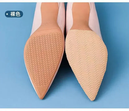 Tapis de chaussures antidérapant et résistant à l'usure, autocollants, protecteur de semelle auto-adhésif, talons hauts, autocollant pour l'avant-pied, coussinets de semelles en caoutchouc de silicone