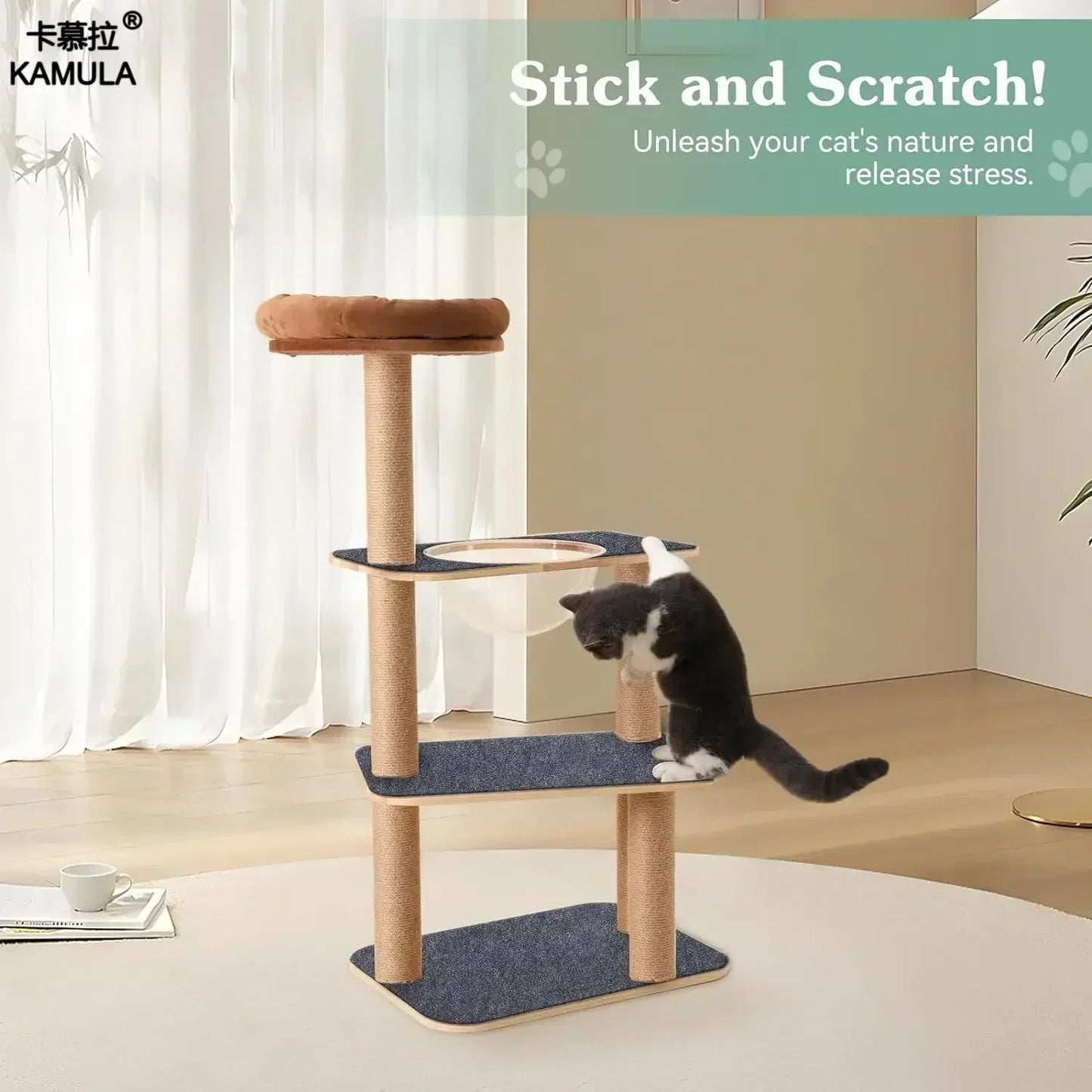 Tapis griffoir mural antidérapant et auto-adhésif pour chat, protection durable et découpable pour meubles d'intérieur