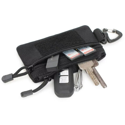 Tactical Pouch Mini Wallet Card Key Holder Pouch Belt Waist Pack Hiking Hunting Bag Outdoor Sport Coin Purse Multifunctional Bag