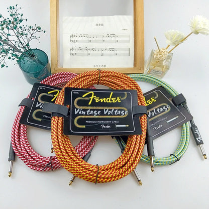 6/3M Electric Guitar Cable Wire Connection Cable Audio Cable Guitar & Bass String Instrument Accessories Parts Color Random