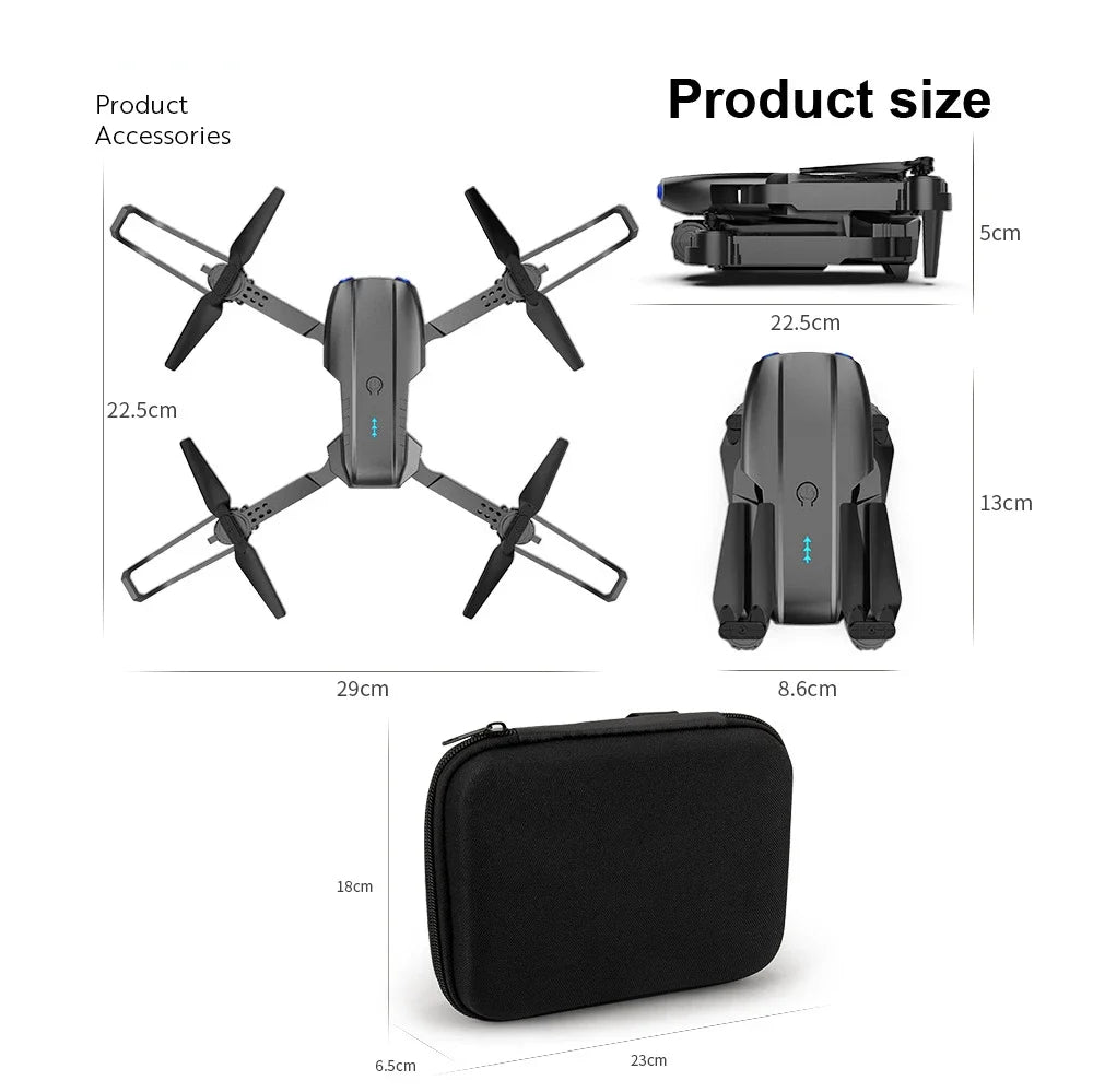 2025 E99 Pro Drone Quadcopter Remote Control Handle Four Axis Aircraft HD 6K Photography UAV Altitude Fixation Helicopter Toys