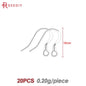 Crochets de boucles d'oreilles en laiton imitation rhodium couleur or 18 carats pour femmes, accessoires de bijoux à faire soi-même, vente en gros