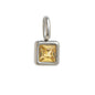 Nouveautés en acier inoxydable, breloques avec 12 pierres de naissance pour femmes et filles, pendentifs carrés colorés à la mode, accessoires de bijoux DIY