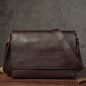 Sac à bandoulière NUKA en cuir véritable pour homme, style rétro, original, en cuir de vache, horizontal, à rabat, pour iPad 11 pouces