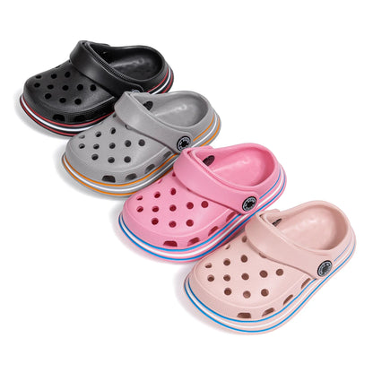 Chaussures de jardin classiques d'été pour enfants, souples, confortables, antidérapantes, légères, EVA, colorées, unisexes, pour la plage