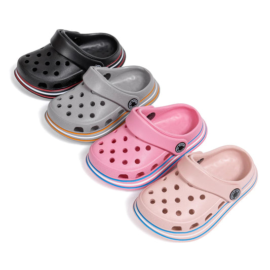 Chaussures de jardin classiques d'été pour enfants, souples, confortables, antidérapantes, légères, EVA, colorées, unisexes, pour la plage