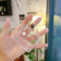 Petit porte-monnaie transparent en PVC pour femmes, enfants, filles, clés, rouge à lèvres, écouteurs, pièces de monnaie, pochette portefeuille