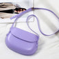 PU Leather Women Crossbody Bag Fashion Luxury Purse Sling Bags Saddle Shoulder Bag Candy Color Girl Messenger Bags