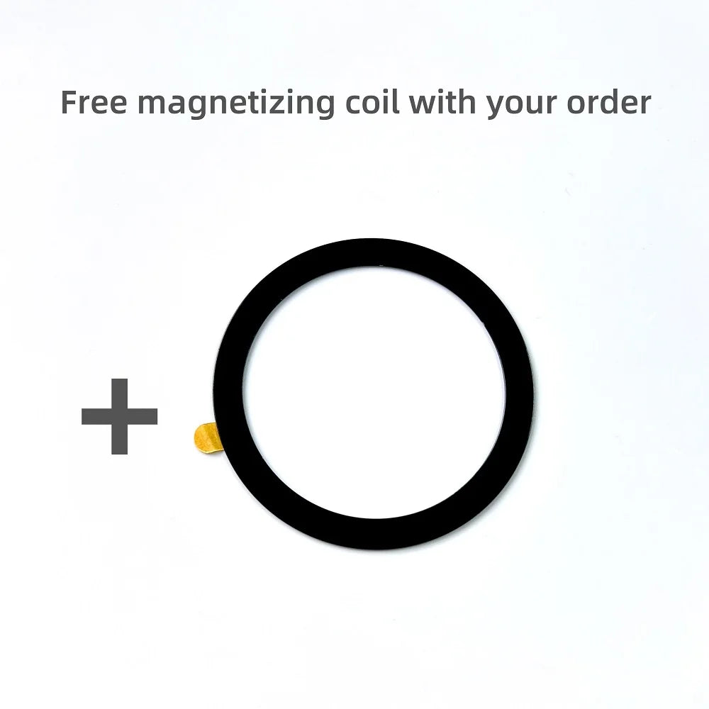 Magnetic Heart Folding Phone Grip Stand Socket Pocket for iPhone15/14/13/12 Magsafe Ring Finger Expanding Griptok Grip Tok Stand