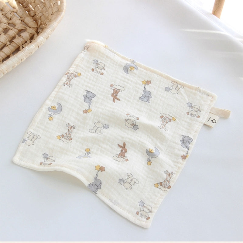 Cotton Towel Newborn Baby Items 4 Layer Muslin Baby Bibs Handkerchief Soft Saliva Towel Feeding Burp Cloths