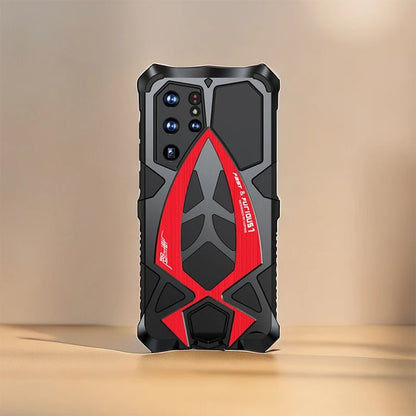 Original Luphie metal Shell For Samsung Galaxy S24 S23 S22 Ultra Military Shock-absorbing Rubber Full Sturdy protective cover