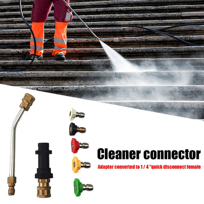 Buses de pulvérisation à connexion rapide + lance d'extension pour pistolet à eau de lavage de voiture haute pression pour Karcher K2 K3 K4 K5 K6 K7