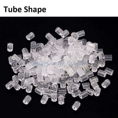 Lot de 500/2000 bouchons d'oreilles en silicone transparents, anti-chute, accessoires pour boucles d'oreilles