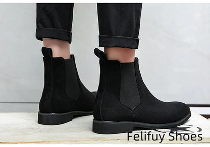 Bottines Chelsea marron, noires et rouges pour homme, bottines de cowboy, faites à la main, pointures 38 à 46