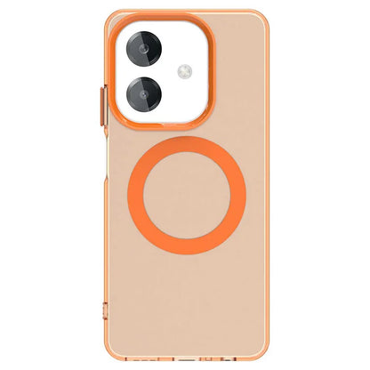 Candy Color For Magsafe Wireless Charge Magnetic Case For OPPO A3 Pro A3X A3 A60 Shockproof Soft Cover Funda For OPPO A60 Cover