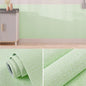 Papier peint autocollant 3D en mousse de lin, 50 cm x 10 m, couleur unie, épais, imperméable, pour rénovation murale