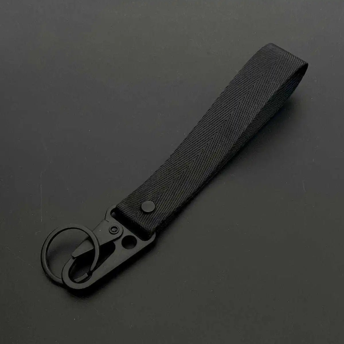 Custom Logo Ribbon Keychain Men Women Motorcycle Car Keychain Ring Pendant Personalize Outdoor Eagle Beak Webbing Nylon Keyring