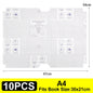 Lot de 10 à 30 protège-livres autocollants transparents et mats A4/16K/22K, imperméables, pour manuels scolaires, fournitures d'emballage