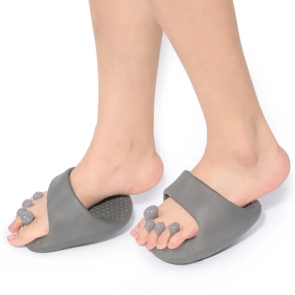 arch support Women Weight Loss Massage Slippers Slide Sandals Shaking Shoes Thick Soled Postpartum Massage Slim Legs Shake Shoes