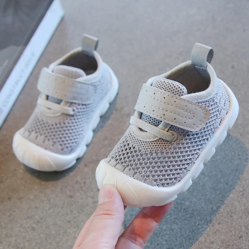 Summer Toddler Baby Shoes Boys Girls First Walkers Mesh Shoes Breathable Non-slip Soft Bottom Infant Baby Boy Girl Kids Shoes
