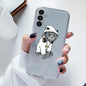 For Samsung Galaxy S23 FE Case Flowers Soft Silicone Back Case for Samsung S 23 FE Phone Cover S 23FE Coque Funda Transparent