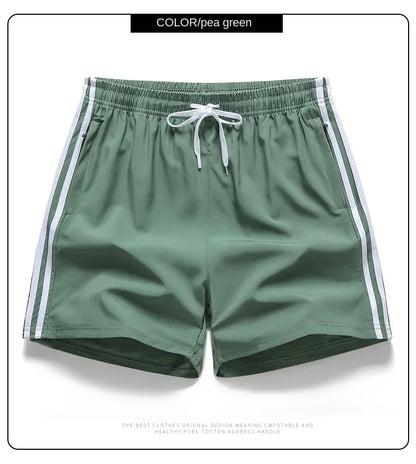 Casual Sports Three Bar Shorts Swimming Pants Fitness Pants 2025 New Summer Unisex Couples Fashion Three Piece Pants M-8XL Pants