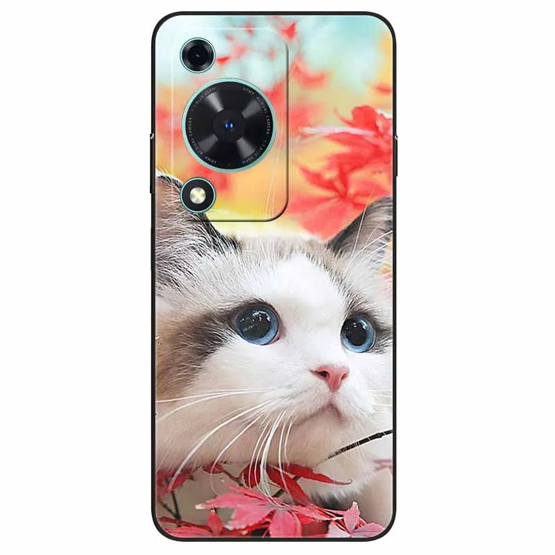 For Huawei NOVA Y72 Case Cute Cats Painted Soft TPU Silicone Cover for Huawei Nova Y72 Y 72 MGA-LX3 Phone Cases Protective Shell