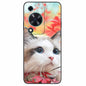 For Huawei NOVA Y72 Case Cute Cats Painted Soft TPU Silicone Cover for Huawei Nova Y72 Y 72 MGA-LX3 Phone Cases Protective Shell