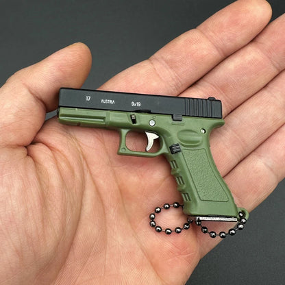 Detachable 1:3 Mini Alloy Colt 1911 Pistol Model PUBG Jedi Toy Gun Keychain Fidget Toy for Boy Collection Adults Chrismas Gift