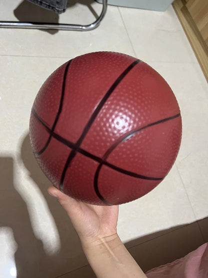 16/18cm Simulation Inflatable Basketball Toys PVC Thickened Basketball Multi-color Kids Sports Inflatable Basketball Toys