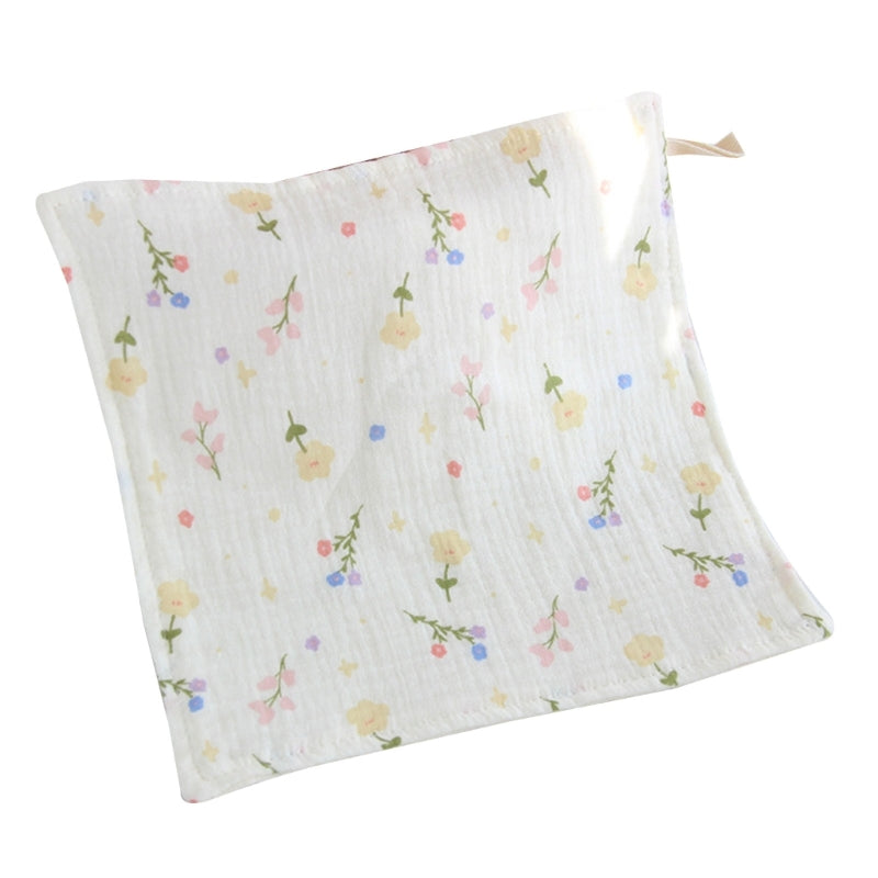 Cotton Towel Newborn Baby Items 4 Layer Muslin Baby Bibs Handkerchief Soft Saliva Towel Feeding Burp Cloths