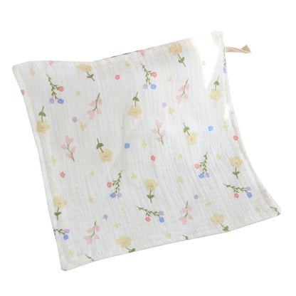 Cotton Towel Newborn Baby Items 4 Layer Muslin Baby Bibs Handkerchief Soft Saliva Towel Feeding Burp Cloths