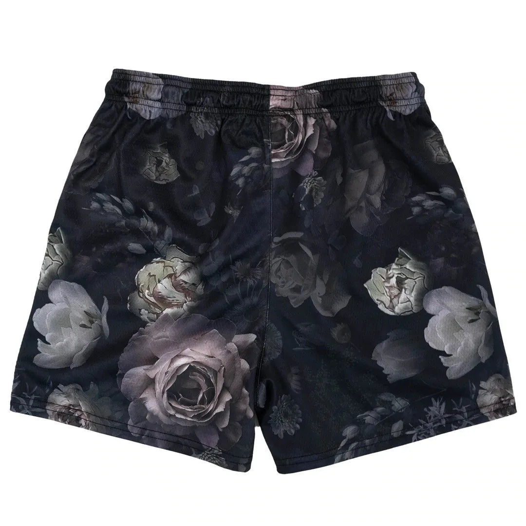2024Summer New Digital Printing American Sports Casual Shorts Mesh Breathable and Loose Men's Short Shorts