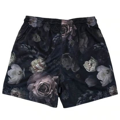 2024Summer New Digital Printing American Sports Casual Shorts Mesh Breathable and Loose Men's Short Shorts