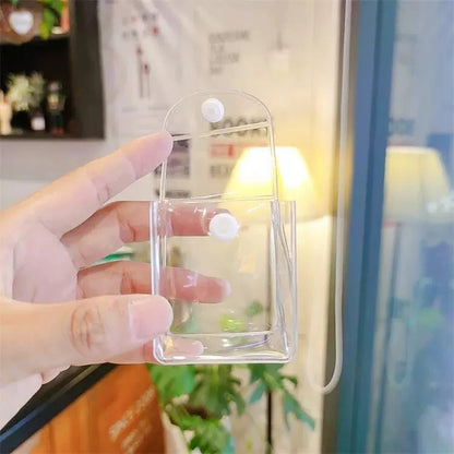 Petit porte-monnaie transparent en PVC pour femmes, enfants, filles, clés, rouge à lèvres, écouteurs, pièces de monnaie, pochette portefeuille