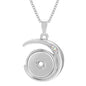 Three Color Snap Necklace Jewelry Simple Snap Pendant Necklace Fit 18mm Snaps Button Jewelry for Women Accessories ZG511