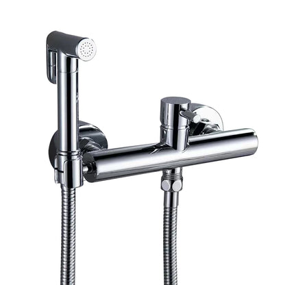 VGX Brass Bidet Faucet Set Handheld Ducha Higienica Hot Cold Toilet Crane Women Washer Bathroom Shattaf Sprayer Hygienic Shower