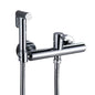 VGX Brass Bidet Faucet Set Handheld Ducha Higienica Hot Cold Toilet Crane Women Washer Bathroom Shattaf Sprayer Hygienic Shower